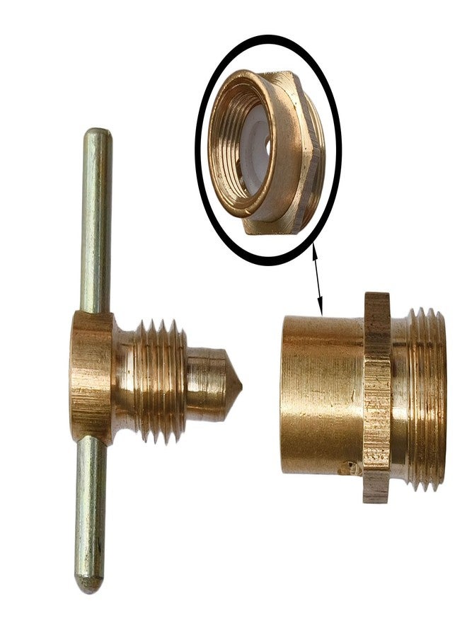 ES EKSAFAR ESEKSAFAR Manual Hand Operating Air Compressor Valve Pneumatic/Air Release Valve (Pack of 2) BSP Thread 1/4" inch (Hand operated Compressor valve) - Image 5